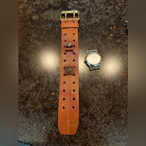 Autumn Steerhide Men’s Watchband